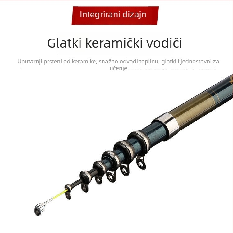 Soft-Tail set štapova za raft ribolov i bacanje s obale