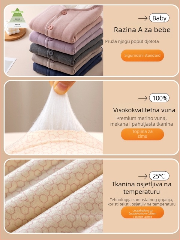 Dječji pamučni prsluk s počesanom tkaninom, prugasti uzorak, unutarnja pamučna podstava, poliester punilo, unisex