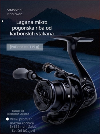 Fishing Fan S2 lagani karbonski spinning kolut