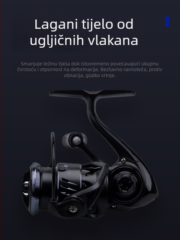 Fishing Fan S2 lagani karbonski spinning kolut