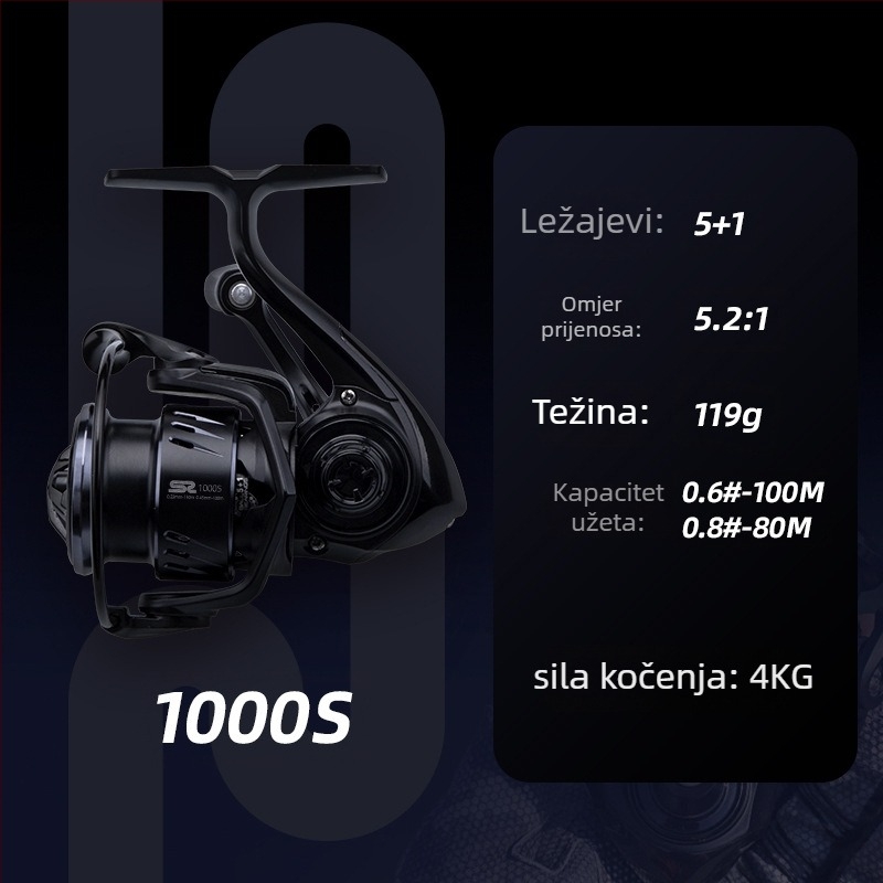 Fishing Fan S2 lagani karbonski spinning kolut