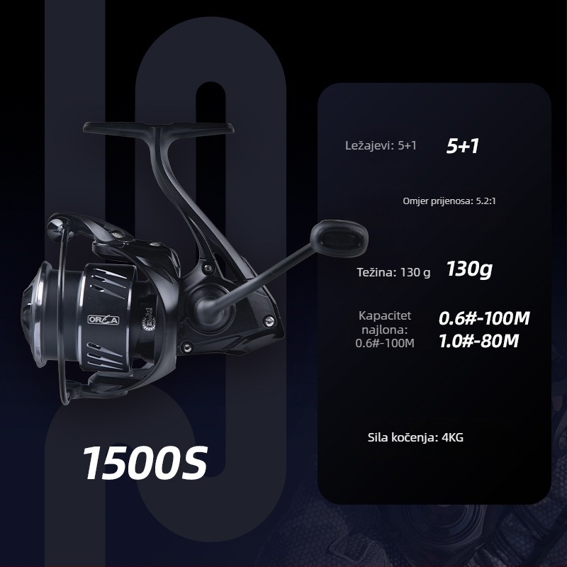 Fishing Fan S2 lagani karbonski spinning kolut