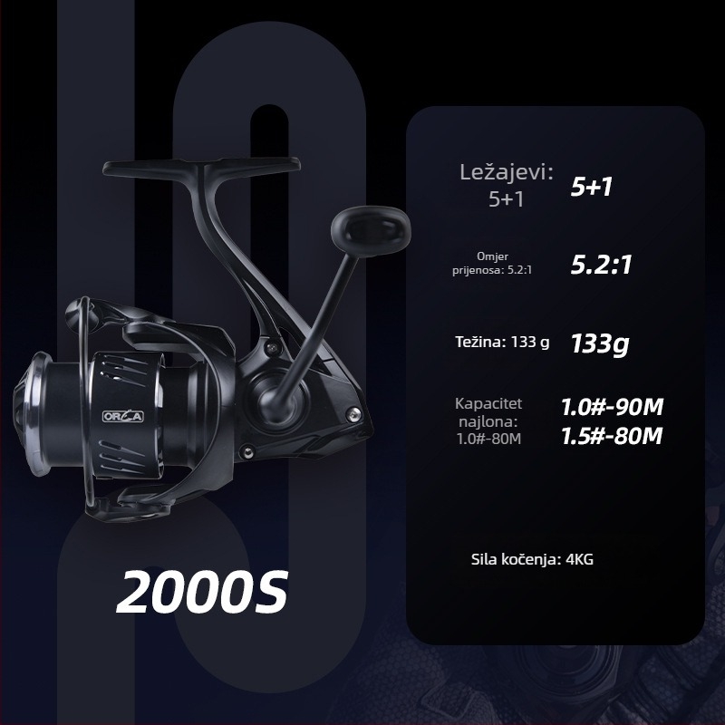 Fishing Fan S2 lagani karbonski spinning kolut