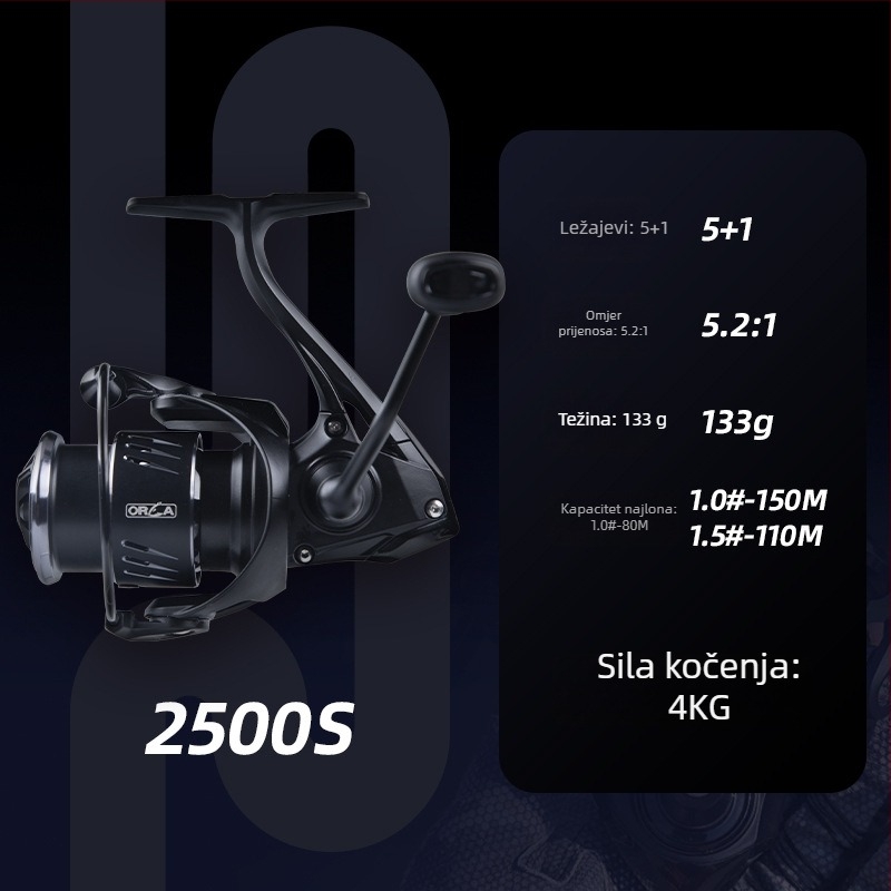 Fishing Fan S2 lagani karbonski spinning kolut