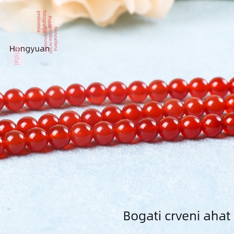 Labave perle od ahata – prirodni agat, brušene i polirane