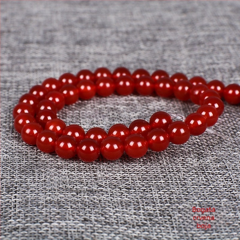 Labave perle od ahata – prirodni agat, brušene i polirane