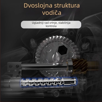 ROLLFISH dugački bacajući spinning kolut, model 14000, potpuno metalna konstrukcija, prednji kočnica, zamjenjiva ručka lijevo/desno