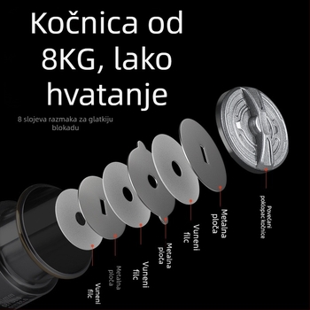 Pool Blade metalni spinning kolut za ribolov — pakiranje 40 komada, licencirana privatna oznaka