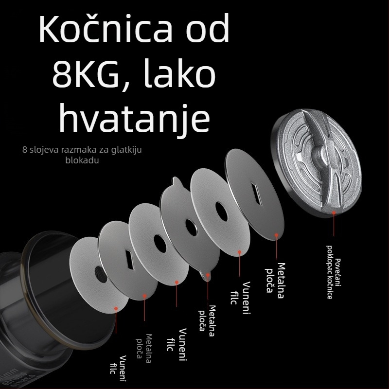 Pool Blade metalni spinning kolut za ribolov — pakiranje 40 komada, licencirana privatna oznaka