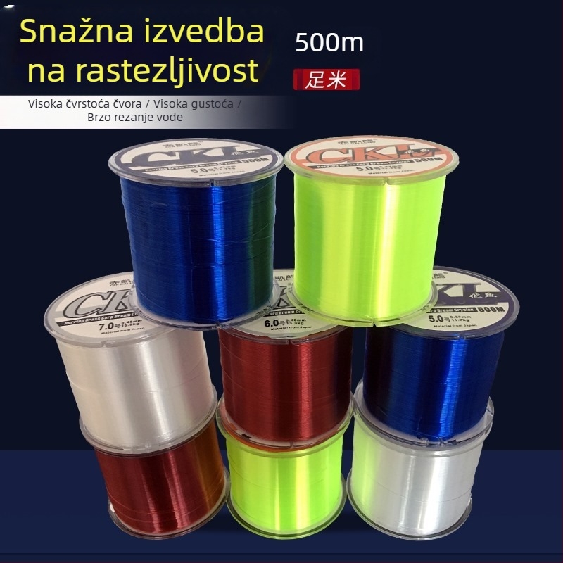 Glavna linija za ribolov - Nylon, Snažna izdržljivost, 6 kom, Chikailong