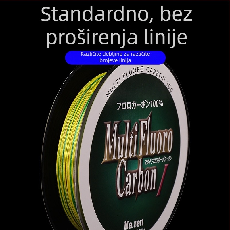 Glavna linija za ribolov - PE materijal, otporna na habanje