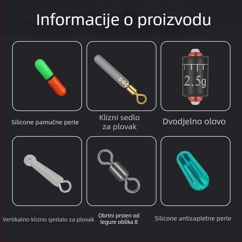 Glavna ribolovna linija od najlona, snaga 1000, pakiranje 50 komada