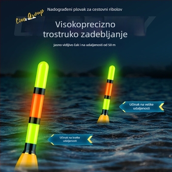 Automatski set linije za otkrivanje dna s plutom, za dnevnu i noćnu upotrebu, za duga bacanja, s fiksnim plutom