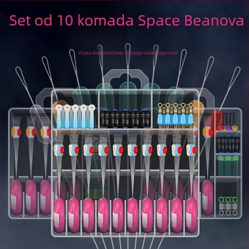 Northern Pirates Silikonske Space Beans — set od 10 komada za ribolov