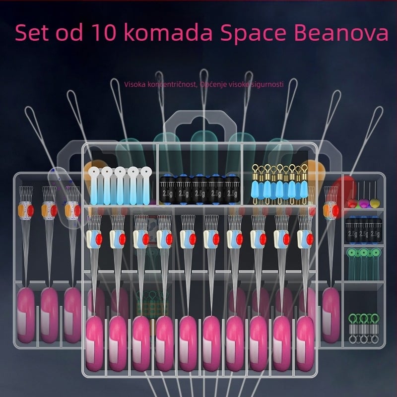 Northern Pirates Silikonske Space Beans — set od 10 komada za ribolov