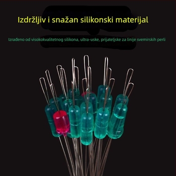Prozirni silikonski perle za glavnu liniju – anti-zamotavanje