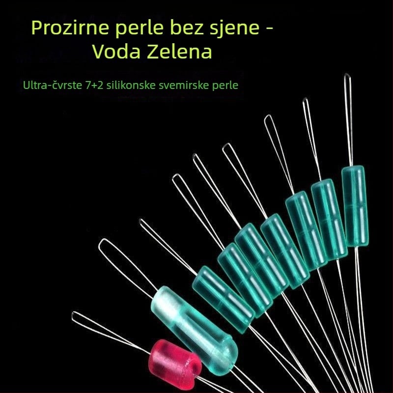 Prozirni silikonski perle za glavnu liniju – anti-zamotavanje