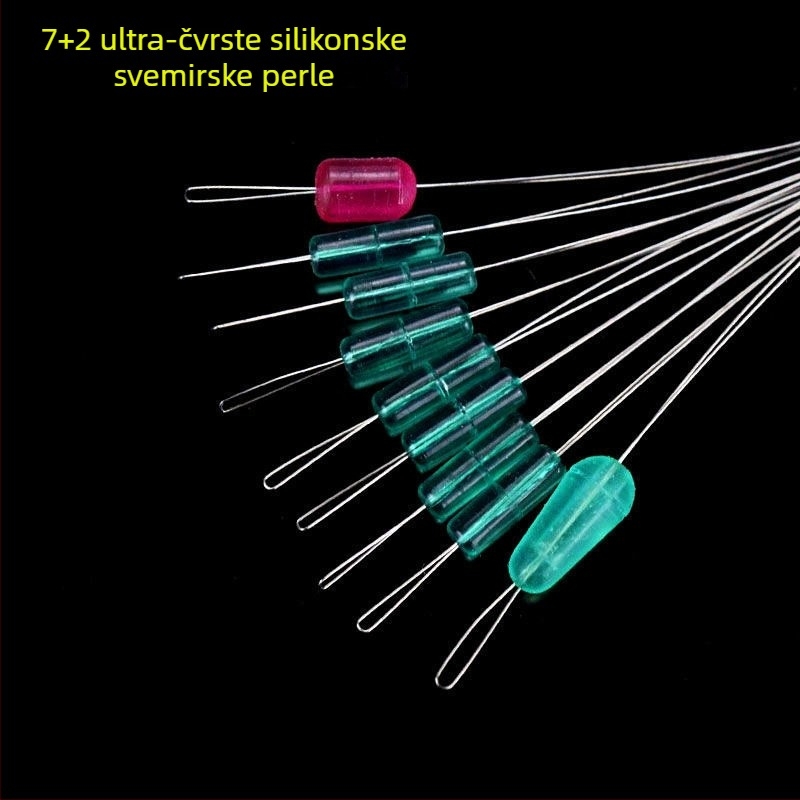 Prozirni silikonski perle za glavnu liniju – anti-zamotavanje
