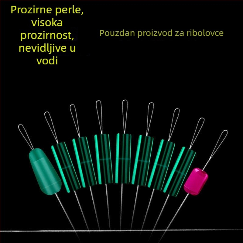 Prozirni silikonski perle za glavnu liniju – anti-zamotavanje