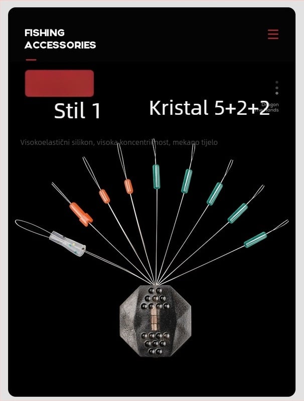 Dragon Hand silikonske svemirske perle, malo pakiranje, mješavina 7+2/5+2+2, kristalne svemirske perle, mali dodaci pribor