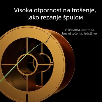 BKUMAN Najlon glavna linija za ribolov, 500 m, nosivost 1–30 kg, otporna na habanje