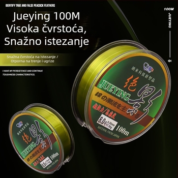 Nylon podlinija za ribolov, jaka izdržljivost, marka Red Kailong, kutija od 10 komada
