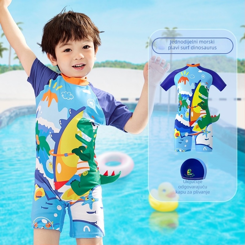 Lemonkid dječji jednodelni kupaći za ljeto, uzrast 2–12 godina, unisex, crtani uzorak
