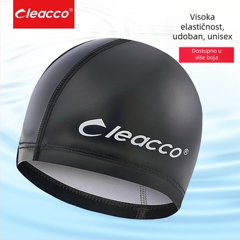 Liku najlonska kapa za plivanje, jednobojni dizajn, unisex za odrasle