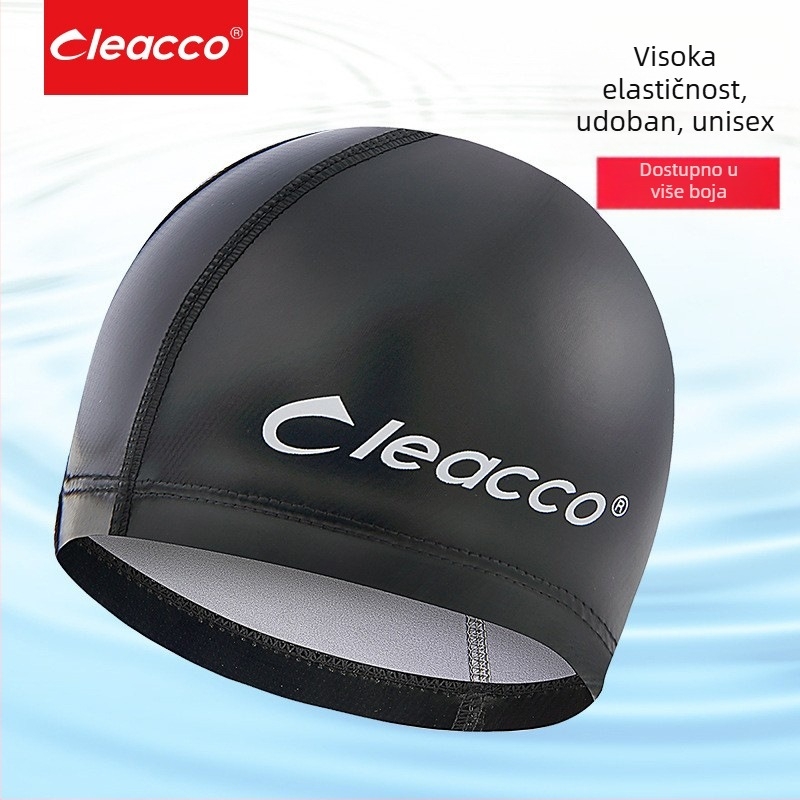 Liku najlonska kapa za plivanje, jednobojni dizajn, unisex za odrasle