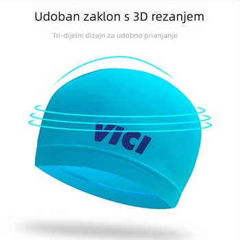 VICI plivačka kapa od Lycra, 80% nylon, 20% spandeks, čvrst dizajn, za odrasle, pogodna za plivanje