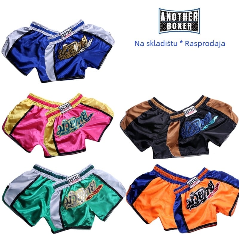 MMA šortsevi za Muay Thai i borilačke vještine – unisex, odrasli, 100% poliester, podstava poliester