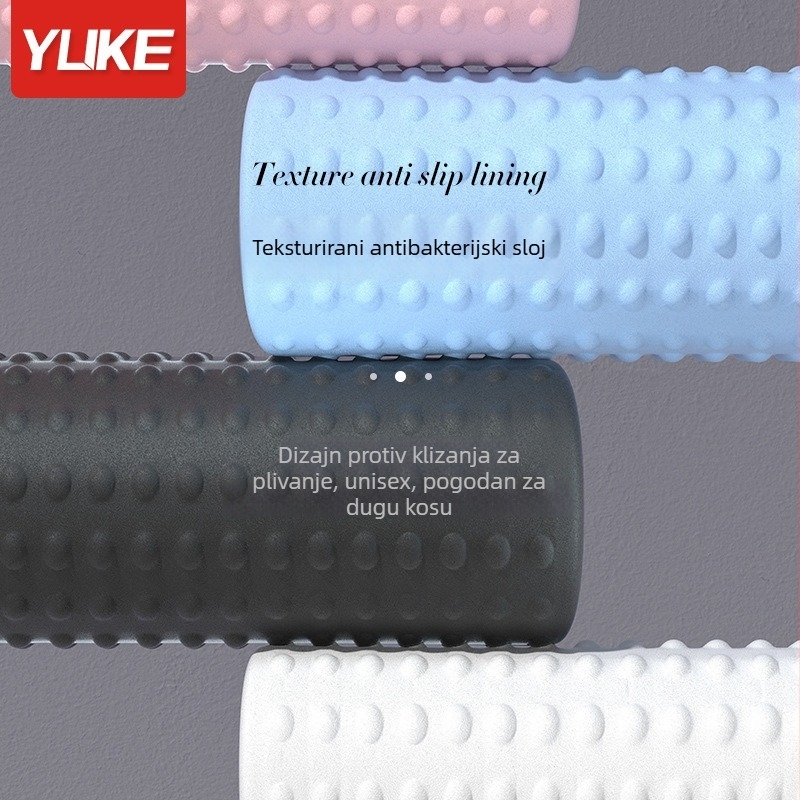 Yuke silikon kapa za plivanje za odrasle – zaštita ušiju, kompatibilnost s dugom kosom, za plivanje i vodene sportove