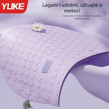 Silikonska vodootporna kapica za plivanje za odrasle, pogodna za plivanje i vodene aktivnosti