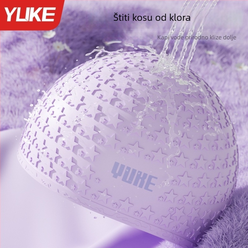 Silikonska vodootporna kapica za plivanje za odrasle, pogodna za plivanje i vodene aktivnosti