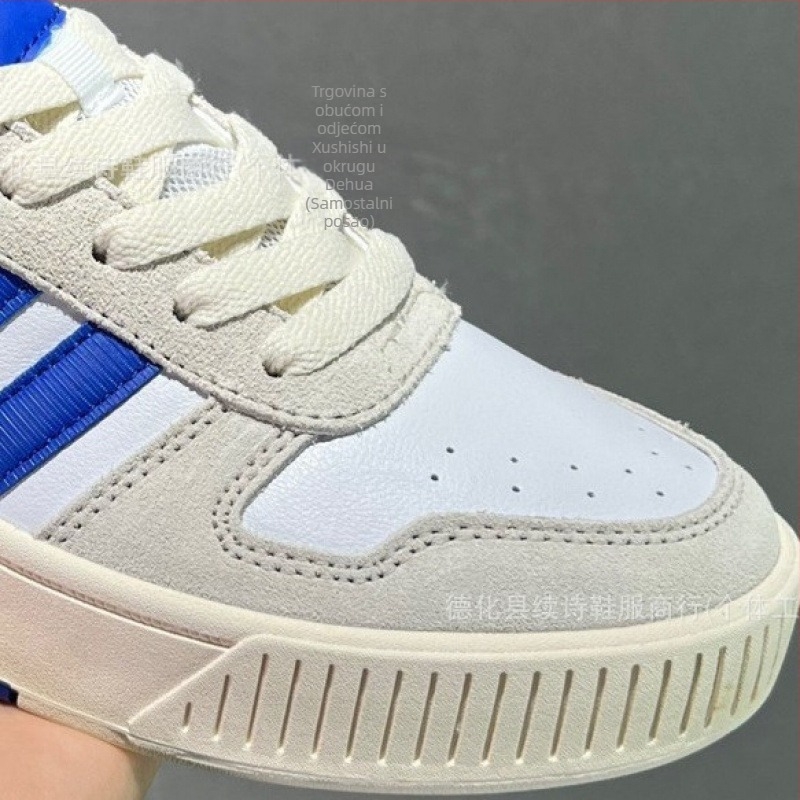 Unisex tenisice — gornji dio od prave kože, zaobljeni vrh prsta, vezanje na vezice, Goodyear đon, niski potplat (1–3 cm)