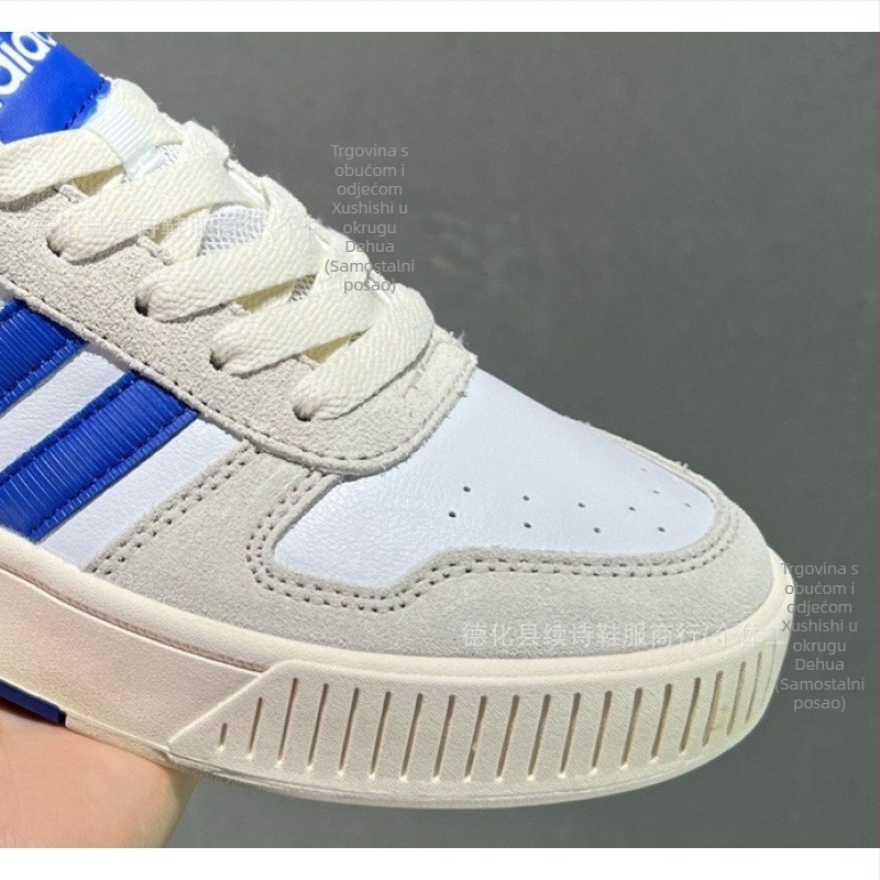 Unisex tenisice — gornji dio od prave kože, zaobljeni vrh prsta, vezanje na vezice, Goodyear đon, niski potplat (1–3 cm)