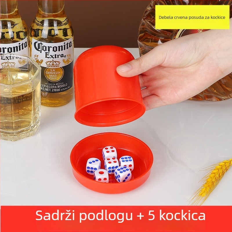 Čašica za kockice sa sitom – ABS, stil Fillet, pakiranje 100 kom., marka Runwei, mogućnost prilagodbe