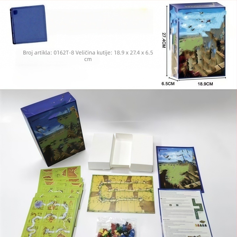 Risk društvena igra s kartama – puzzle, stolna strategija za uzrast 14+ (Materijal: papir; Kategorija: igre s kartama; Značajke: Puzzle)
