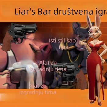Karte za društvenu igru Liar Bar – ABS plastika, 14+ godina, razvijaju emocije, vid, intelektualni razvoj i koordinaciju ruka-oko