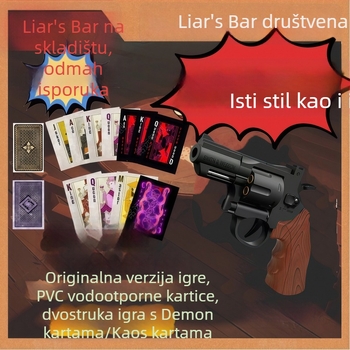 Karte za društvenu igru Liar Bar – ABS plastika, 14+ godina, razvijaju emocije, vid, intelektualni razvoj i koordinaciju ruka-oko