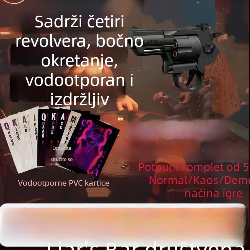Karte za društvenu igru Liar Bar – ABS plastika, 14+ godina, razvijaju emocije, vid, intelektualni razvoj i koordinaciju ruka-oko