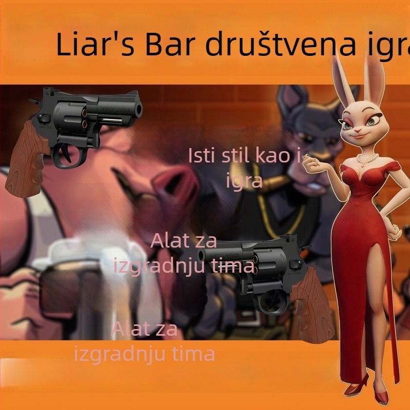 Karte za društvenu igru Liar Bar – ABS plastika, 14+ godina, razvijaju emocije, vid, intelektualni razvoj i koordinaciju ruka-oko