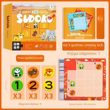 Magnetska Sudoku igra Baiwenxuan za djecu 4–6 godina, potiče logičko razmišljanje i kognitivni razvoj