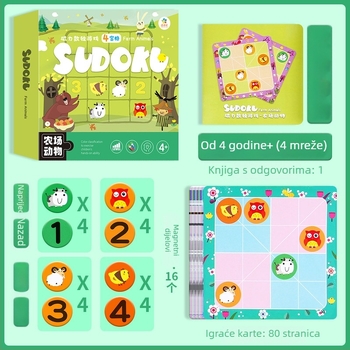 Magnetska Sudoku igra Baiwenxuan za djecu 4–6 godina, potiče logičko razmišljanje i kognitivni razvoj