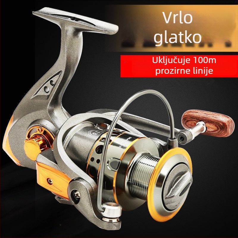 MakarA za ribolov, tip fly wheel, opća marka; bez licenciranih privatnih marki.