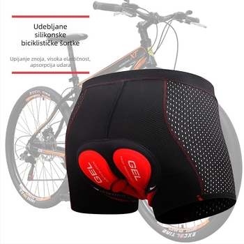 Unisex biciklističko donje rublje, odvodi vlagu, brzo se suši, za planinski i cestovni biciklizam (ljeto)