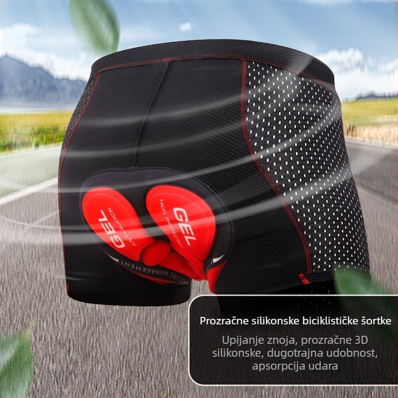 Unisex biciklističko donje rublje, odvodi vlagu, brzo se suši, za planinski i cestovni biciklizam (ljeto)