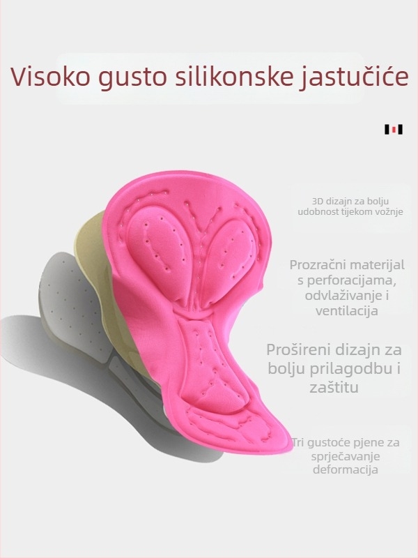 XINTOWN ženske biciklističke šorceve, prozračne i upijaju vlagu, materijal: kemijska vlakna, za proljetnu vožnju