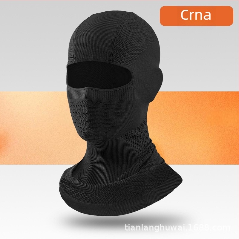 Maska za biciklizam — unisex, prozračna, upija znoj, četverostrani visokoelastični prilagod, najlon tkanina