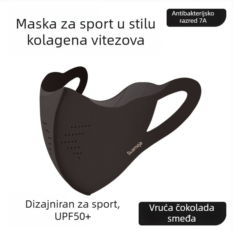 Maska za vožnju biciklom na otvorenom – najlonsko-spandeks smjesa, zaštita od sunca, dizajn s kukicom za uho, izlazi jesensko 2025, za vanjsku upotrebu